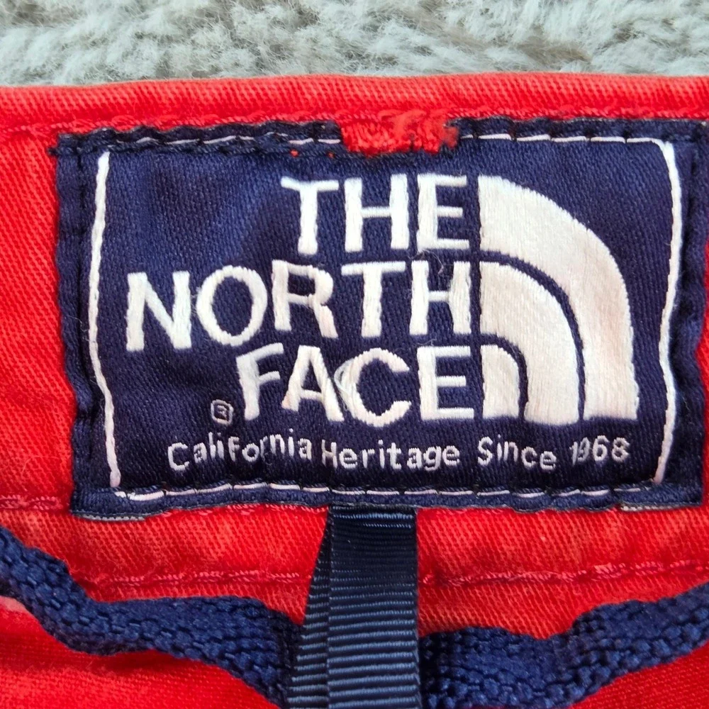 The North Face Chino Shorts Mens Sz 36 California Heritage Stretch Cotton Red